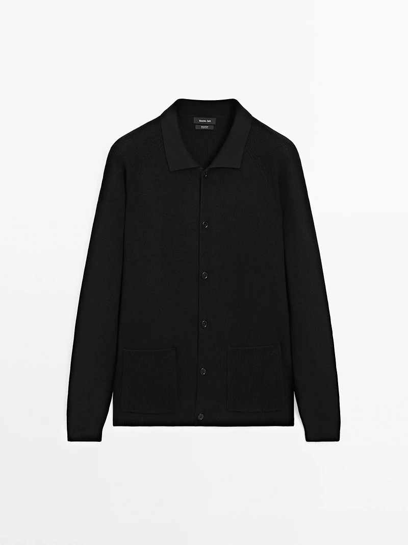 100% cotton knit cardigan