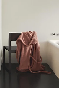 (380 GXM²) PEIGNOIR EXTRA-DOUX À CAPUCHE