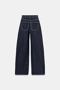 TRF EXTRA WIDE LEG HIGH-WAIST JEANS