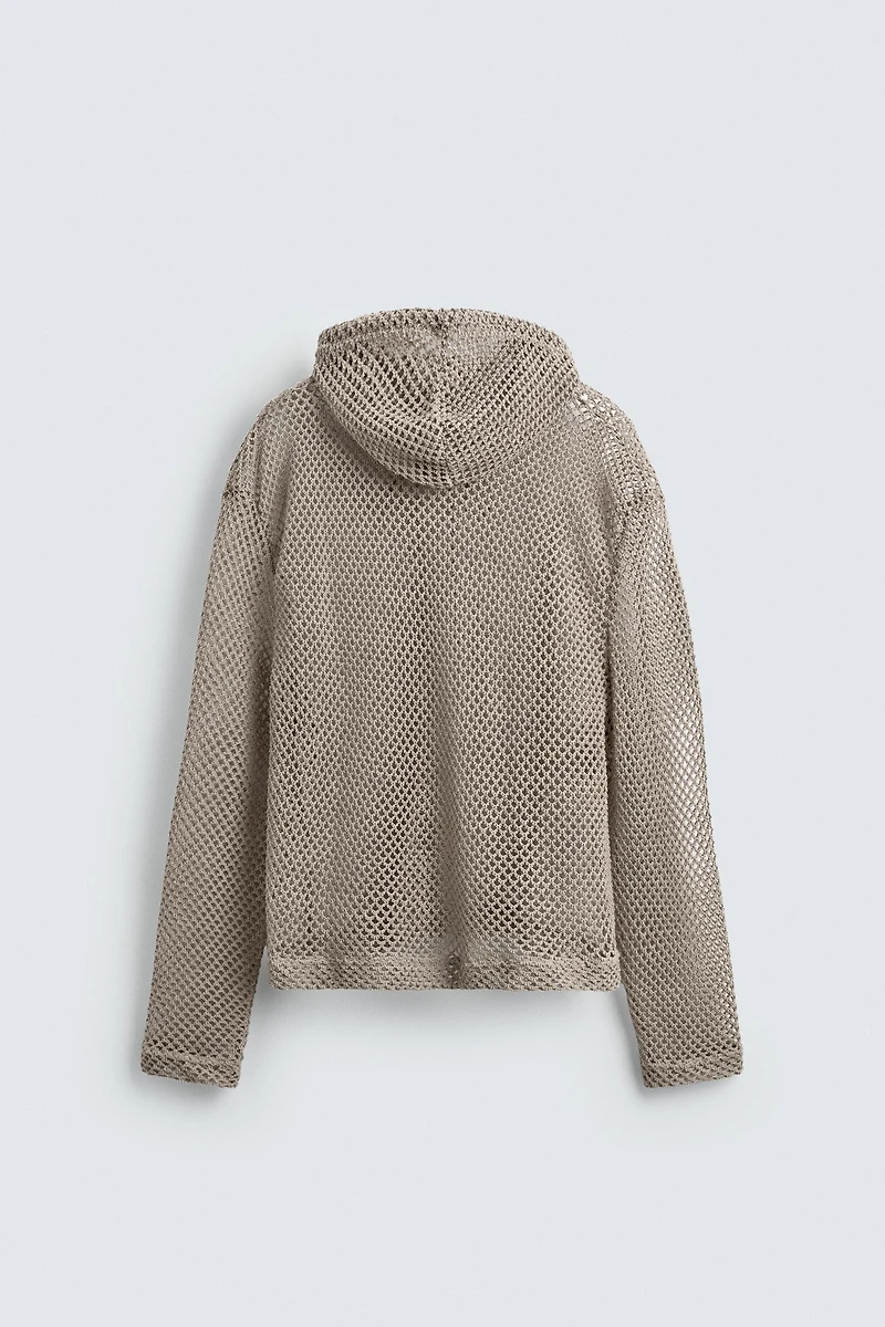 SWEAT STRUCTURÉ CROCHET