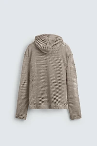 SWEAT STRUCTURÉ CROCHET