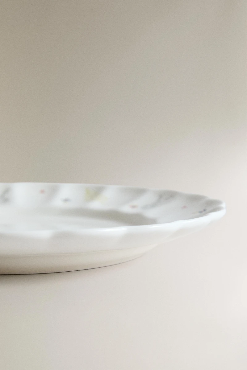 KIDS' BUNNY PORCELAIN PLATE