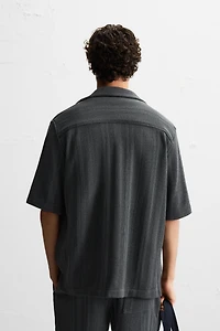 TEXTURED RELAXED FIT SHIRT