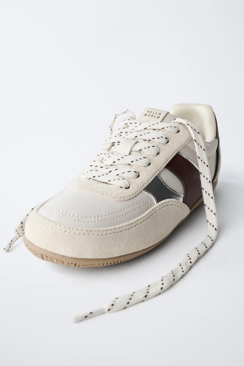 CONTRASTING SNEAKERS