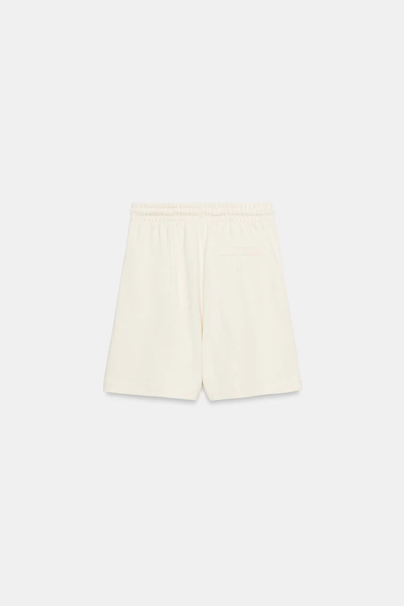 HEAVY COTTON PLEATED SHORTS