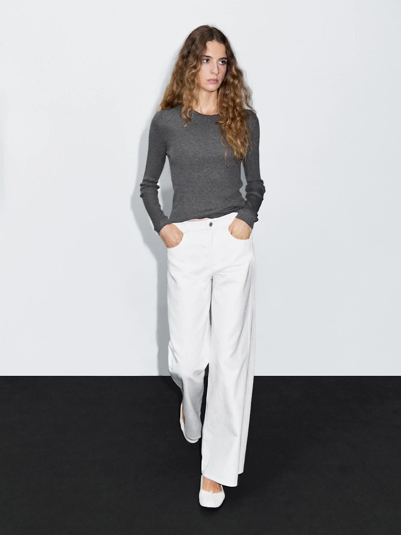 Tejan trousers with texture detail