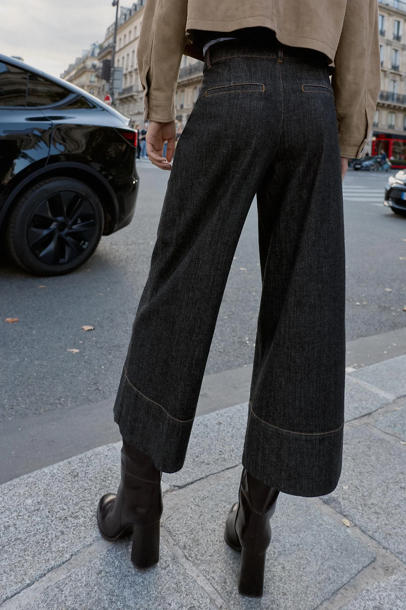 JEAN Z1975 CULOTTE TAILLE NORMALE POCHES À RABAT