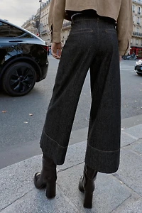 JEAN Z1975 CULOTTE TAILLE NORMALE POCHES À RABAT