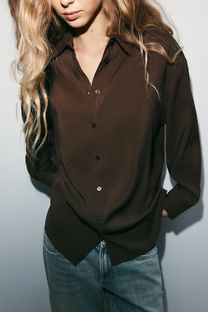 FLOWY OVERSIZED SHIRT