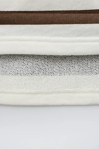 STRIPED POLO SWEATSHIRT