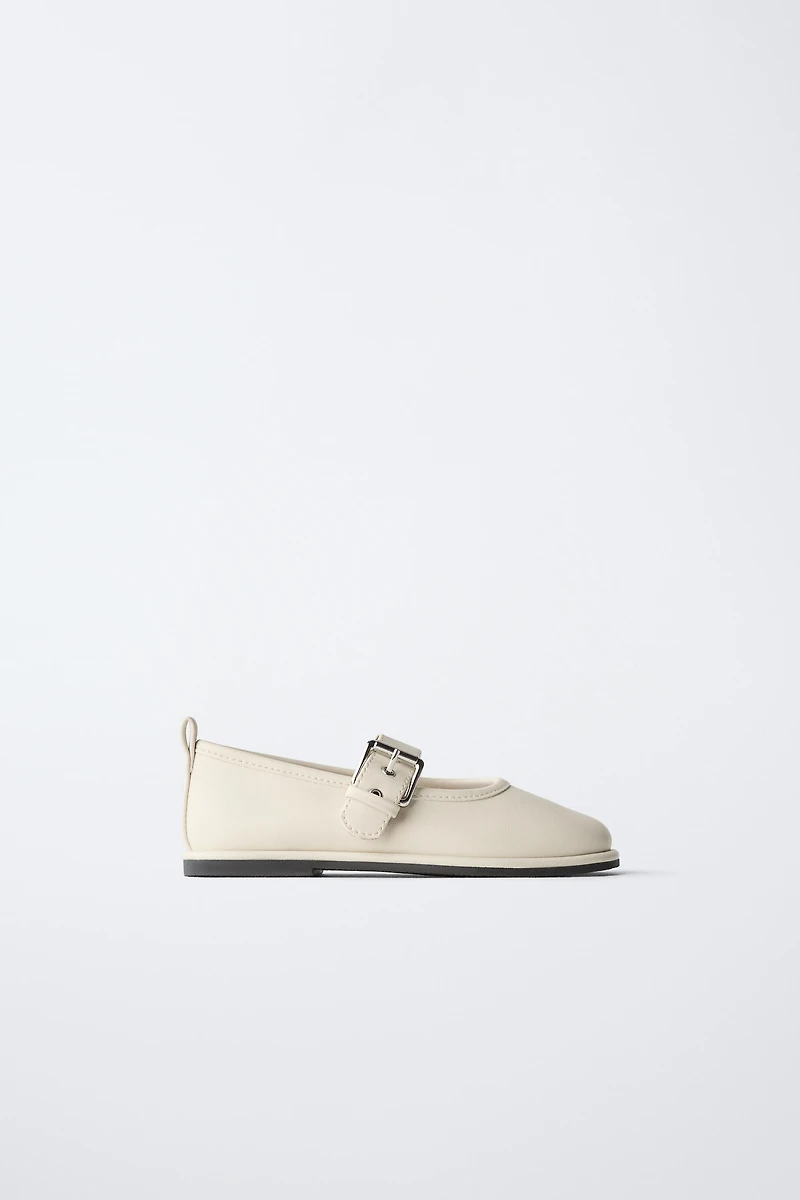 BUCKLE BALLERINA FLAT