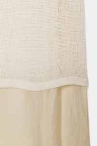 LONG COMBINATION DRESS