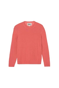 RELAXED FIT 100% LINEN SWEATER