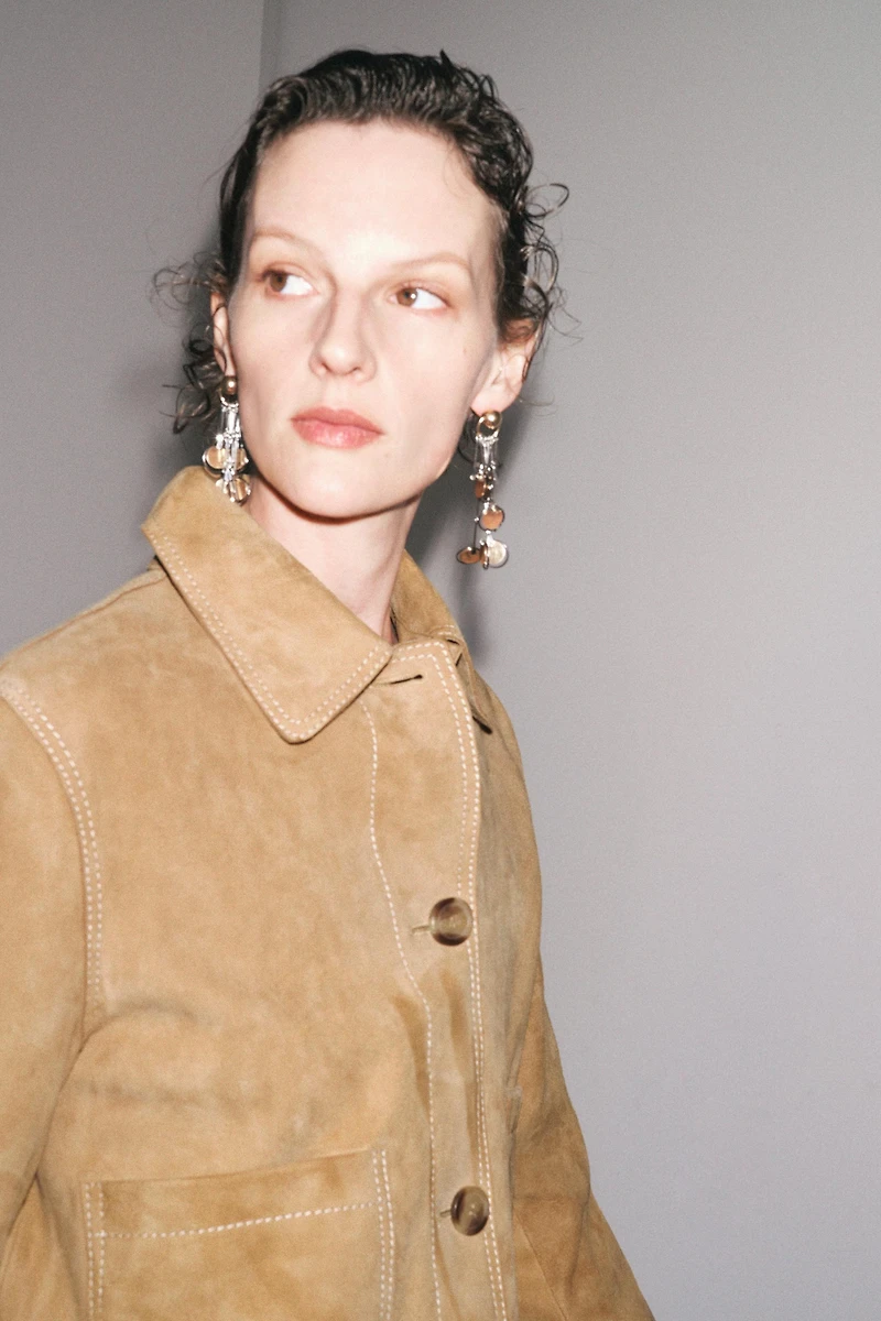 ZW COLLECTION LIMITED EDITION 100% SUEDE JACKET