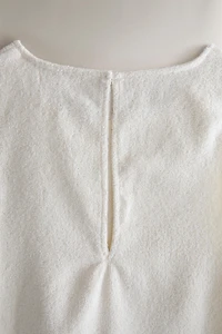 COTTON TERRYCLOTH BEACH TOP