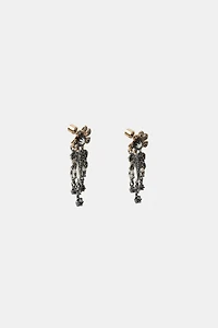 JEWEL FLOWER EARRINGS
