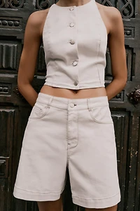 Z1975 DENIM MOM FIT SHORTS