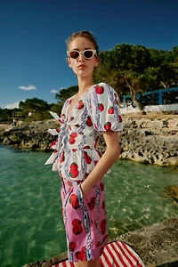 SHORT IMPRIMÉ À PINCES