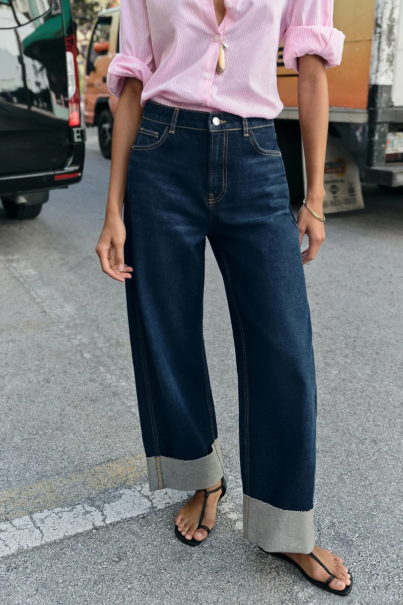 Z1975 MID-RISE BARREL HEM JEANS