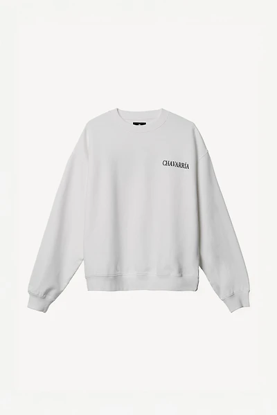 WILLY CHAVARRIA X ZARA EMBROIDERED CREWNECK SWEATSHIRT