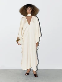 Long satin tunic dress - STUDIO