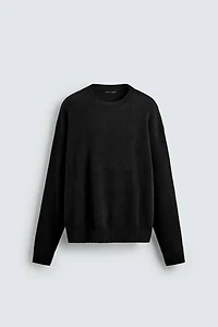 COTTON TEXTURE SWEATER
