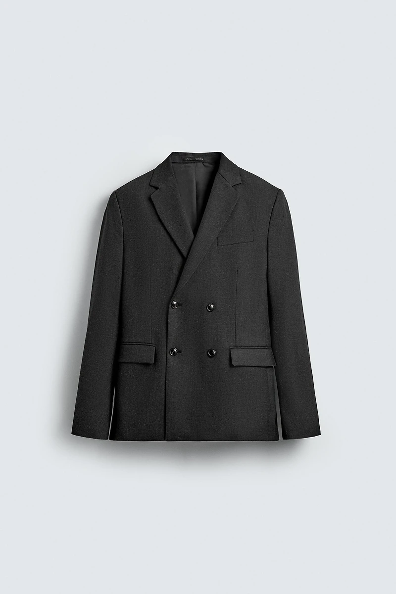 DOUBLE BREASTED SUIT BLAZER
