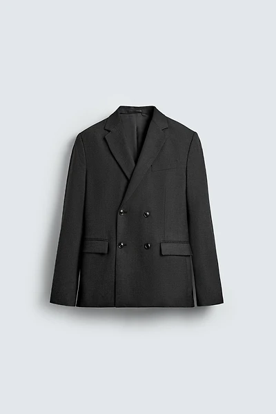 DOUBLE BREASTED SUIT BLAZER