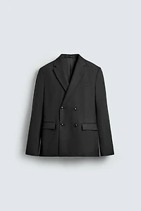 DOUBLE BREASTED SUIT BLAZER