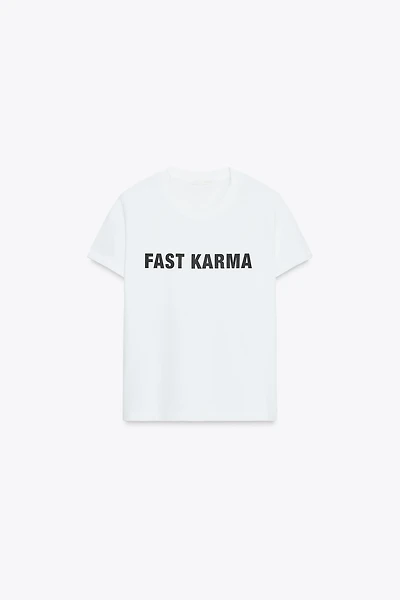 T-SHIRT AVEC INSCRIPTION