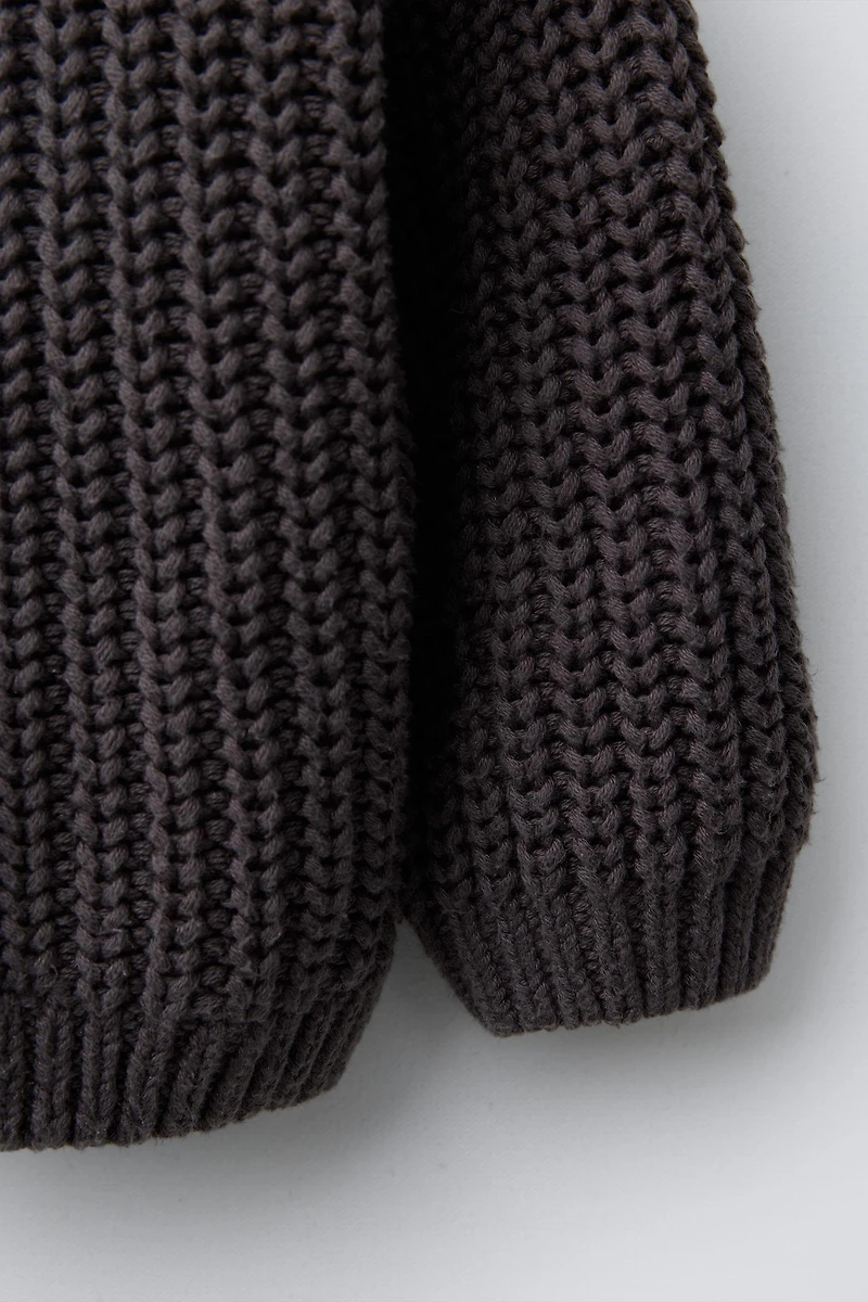 CHUNKY KNIT CARDIGAN