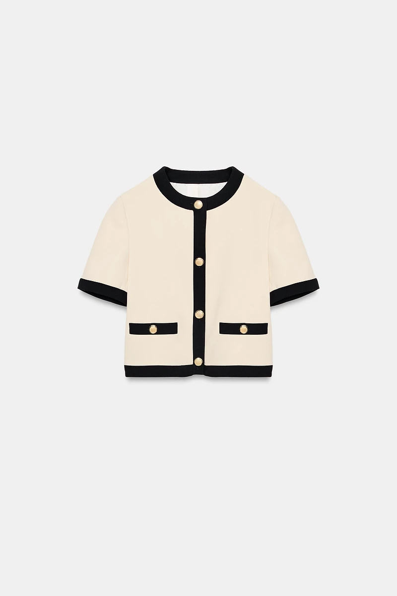 SHORT SLEEVE BLAZER
