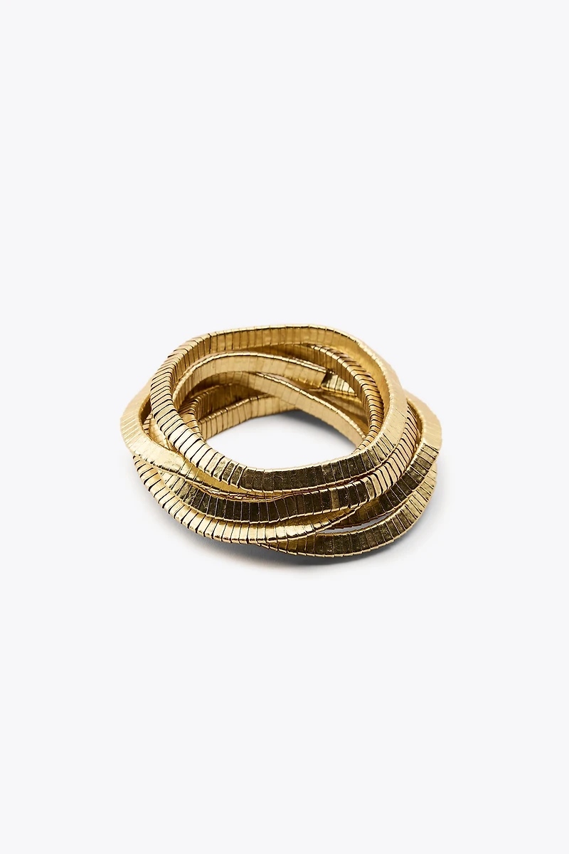 PACK OF ELASTIC METAL BRACELETS