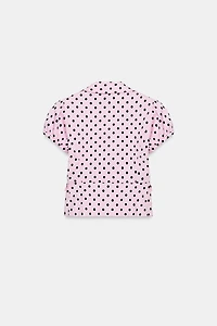 POLKA DOT CROPPED JACKET
