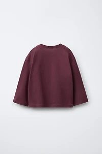 BASIC EMBROIDERED HEART T-SHIRT