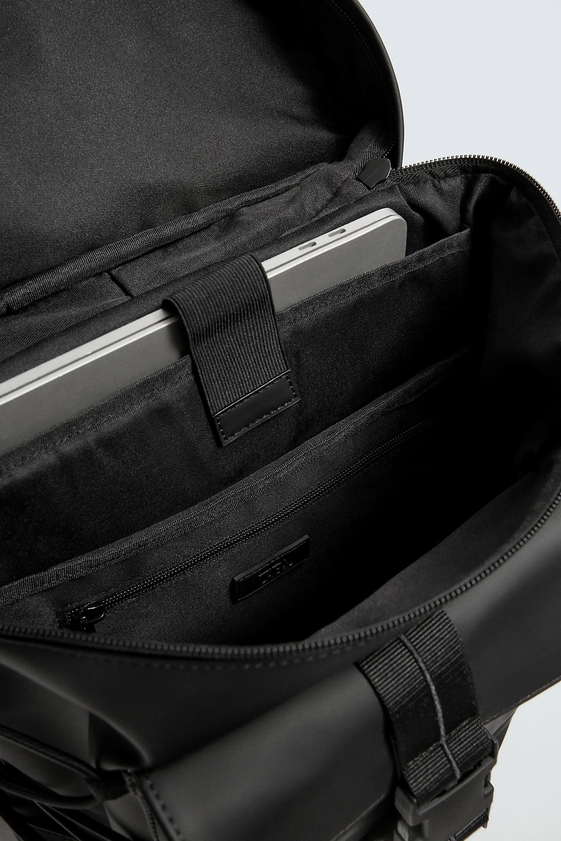 SAC À DOS EFFET GOMMÉ