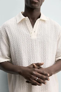 JACQUARD POLO SHIRT