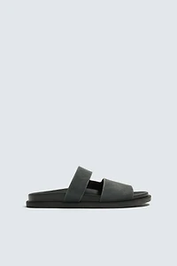 LEATHER STRAP SANDALS