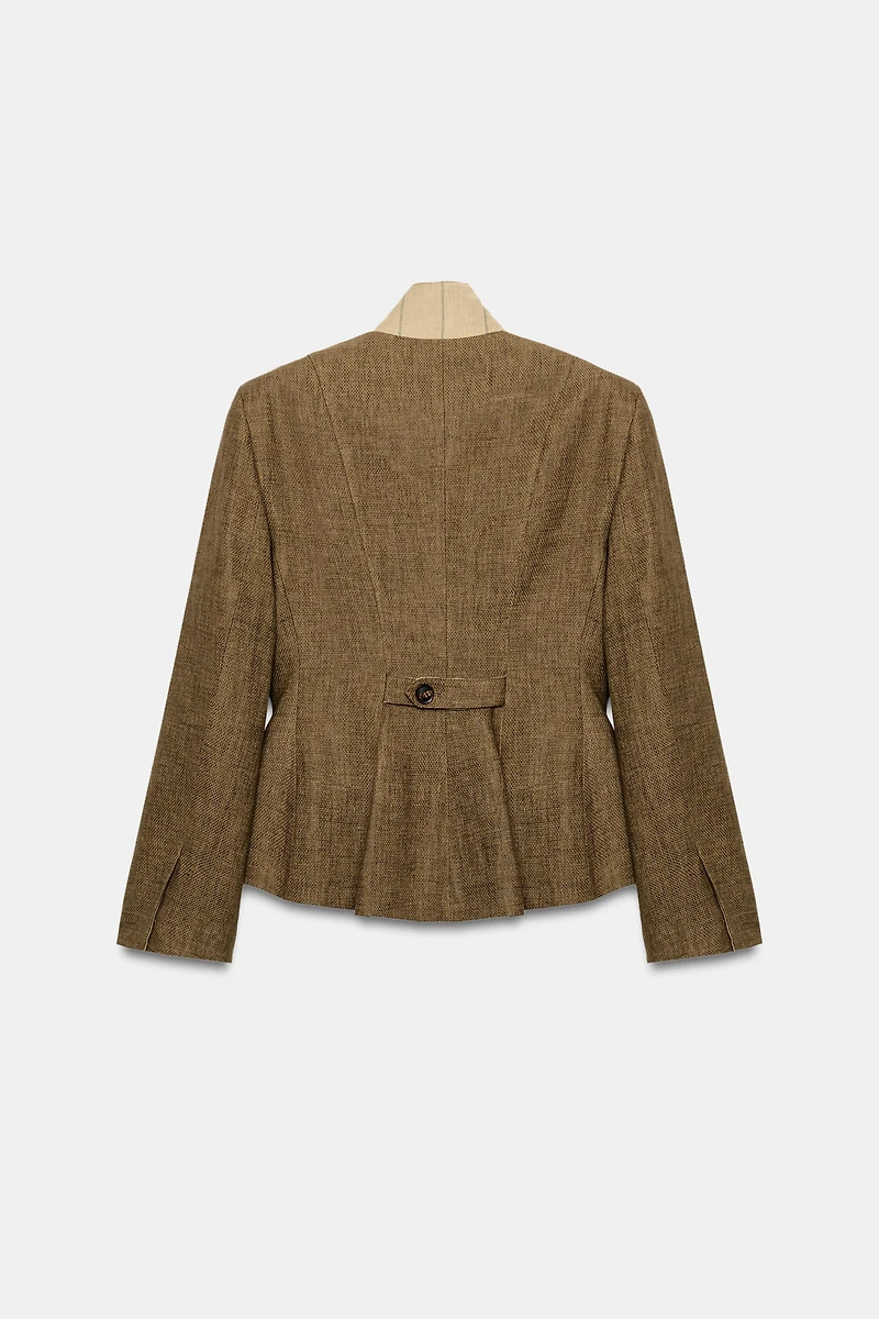 VESTE EN LIN MÉLANGÉ ZW COLLECTION