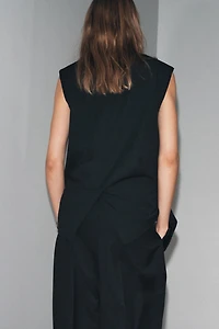 ZW COLLECTION OVERSIZED DOUBLE-BREASTED VEST