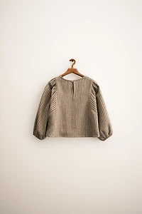 ZARA TIMELESS - CHEMISE RAYÉE AVEC LAINE