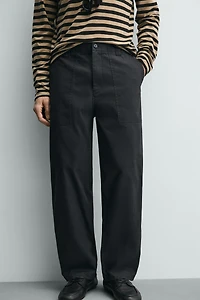 PANTALON STRAIGHT FIT DÉLAVÉ