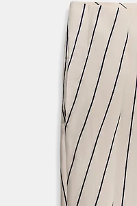 STRIPED PLEATED PANTS ZW COLLECTION