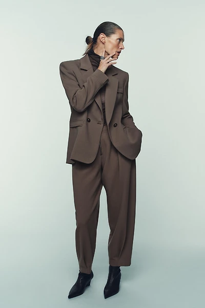 PANTALON CAROTTE À FERMETURE ÉCLAIR