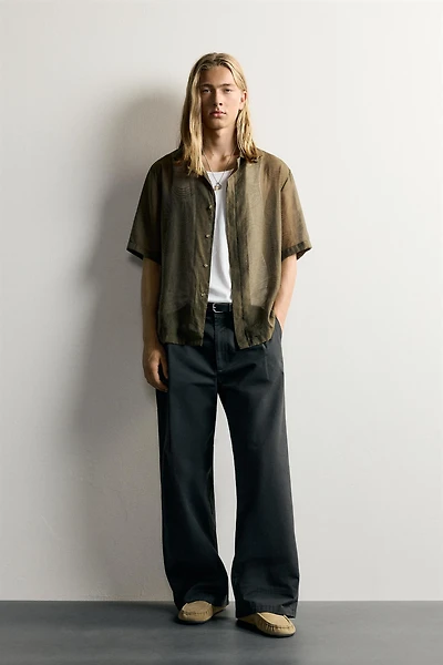 FLUID JACQUARD SHIRT