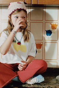 T-SHIRT À PIÈCE CITRONS