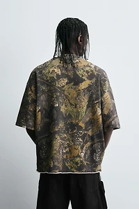 ABSTRACT PRINT SWEATSHIRT
