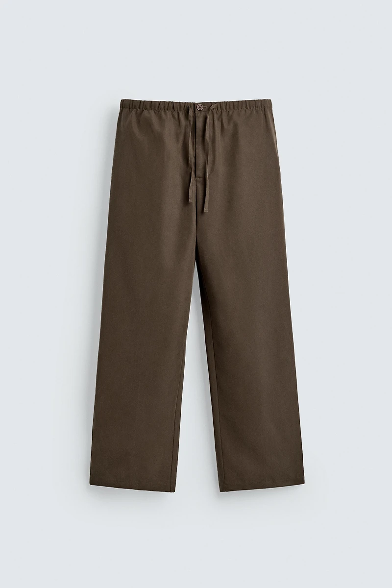 FLOWY WIDE FIT PANTS