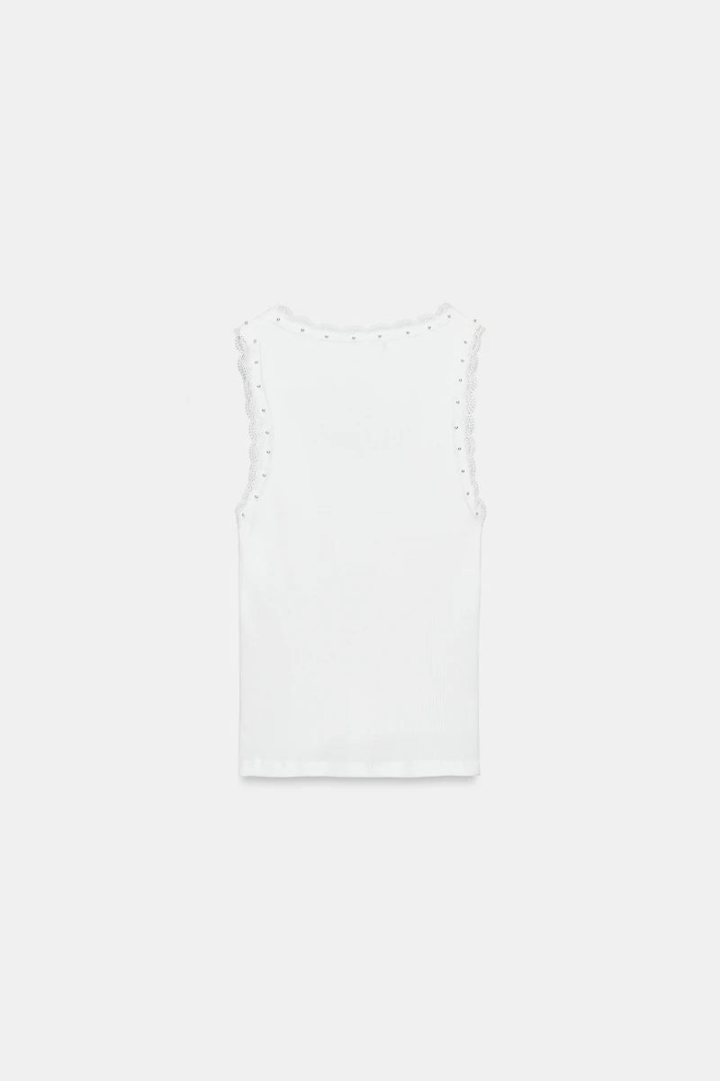 PEARL LACE TOP