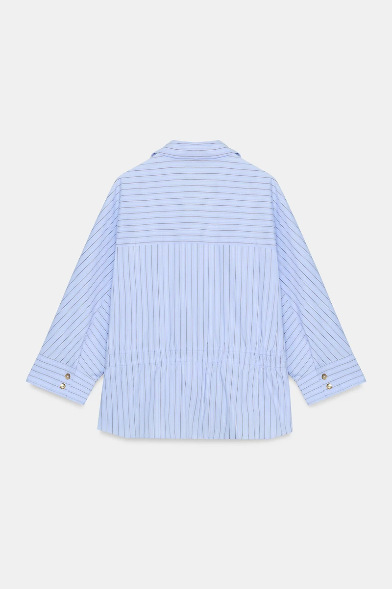 BOW STRIPED SHIRT